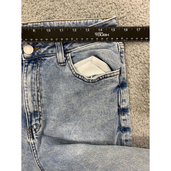 SO GOODS FOR LIFE 13/31W Highest Rise Baggy Dad Jeans Distressed Destroyed Crop - Picture 8 of 12